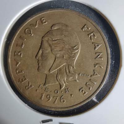 沼泽如烟--第1006场 - 法属新喀里多尼亚1976年100法郎