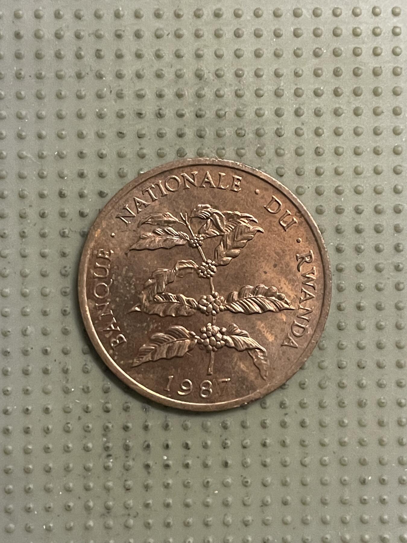 2026年第29场各国散币拍卖（总第179场） 卢旺达1987年5法郎