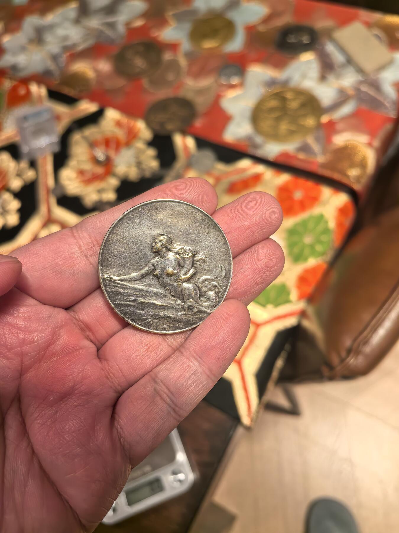 欧洲铜章和回流杂项第一场 欧洲铜章法国第三共和国时期，跨大西洋通用航运公司（CGT，俗称“法国邮船公司”）