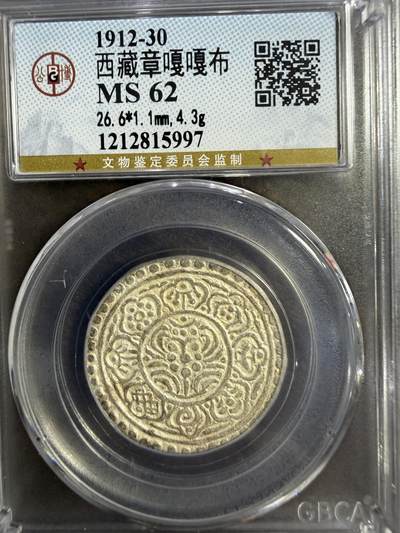 2026迎新春3月第一拍 - 西藏嘎嘎布银币