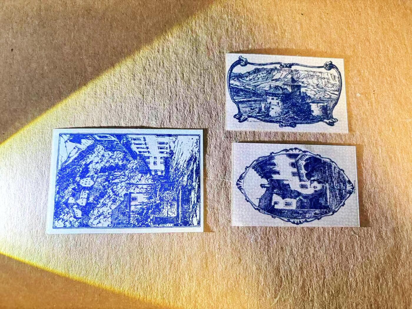 【Blue Auction】世界纸币精拍第789期——18级TOP拍卖/信誉/品质/专业/高效💫 【一组3张】列支敦士登 1920年10-50Heller 全新UNC