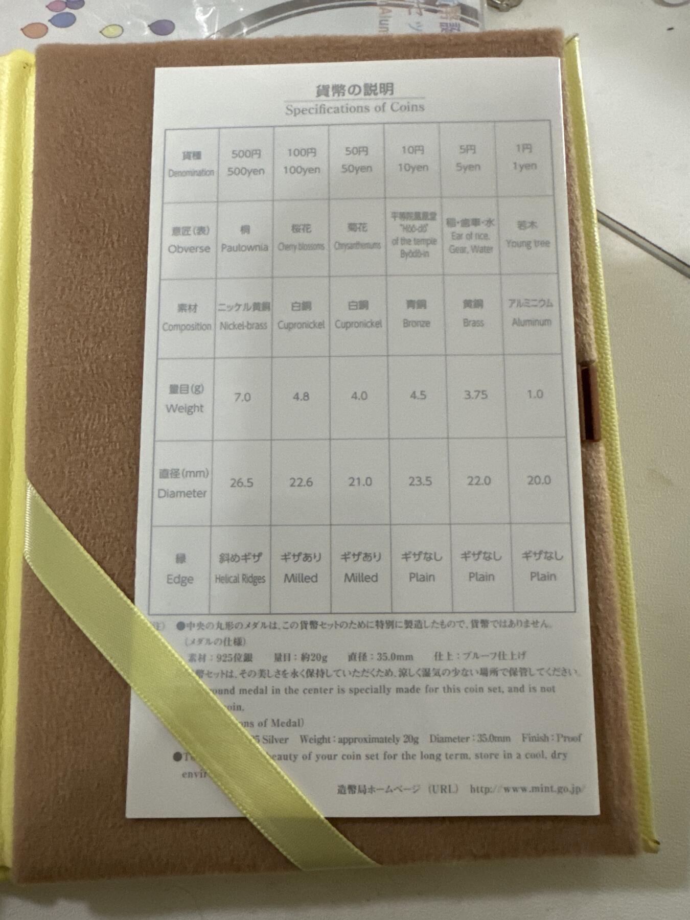 日本各大系列精装纪念套币