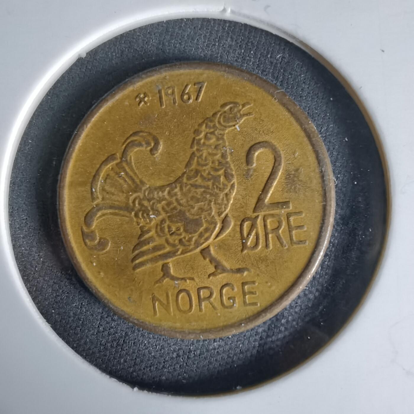 沼泽如烟--第1006场 挪威1967年2欧尔