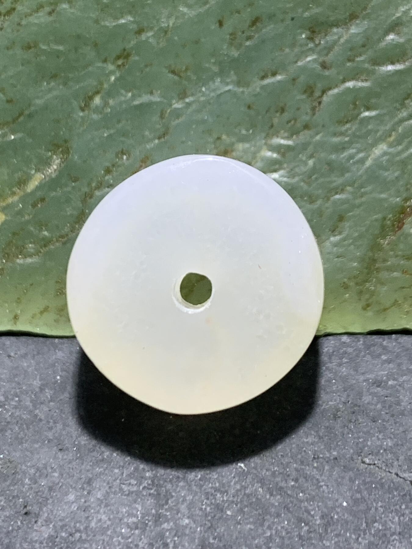 冰飘冻料战国红玛瑙老形通货随形墩子珠一个