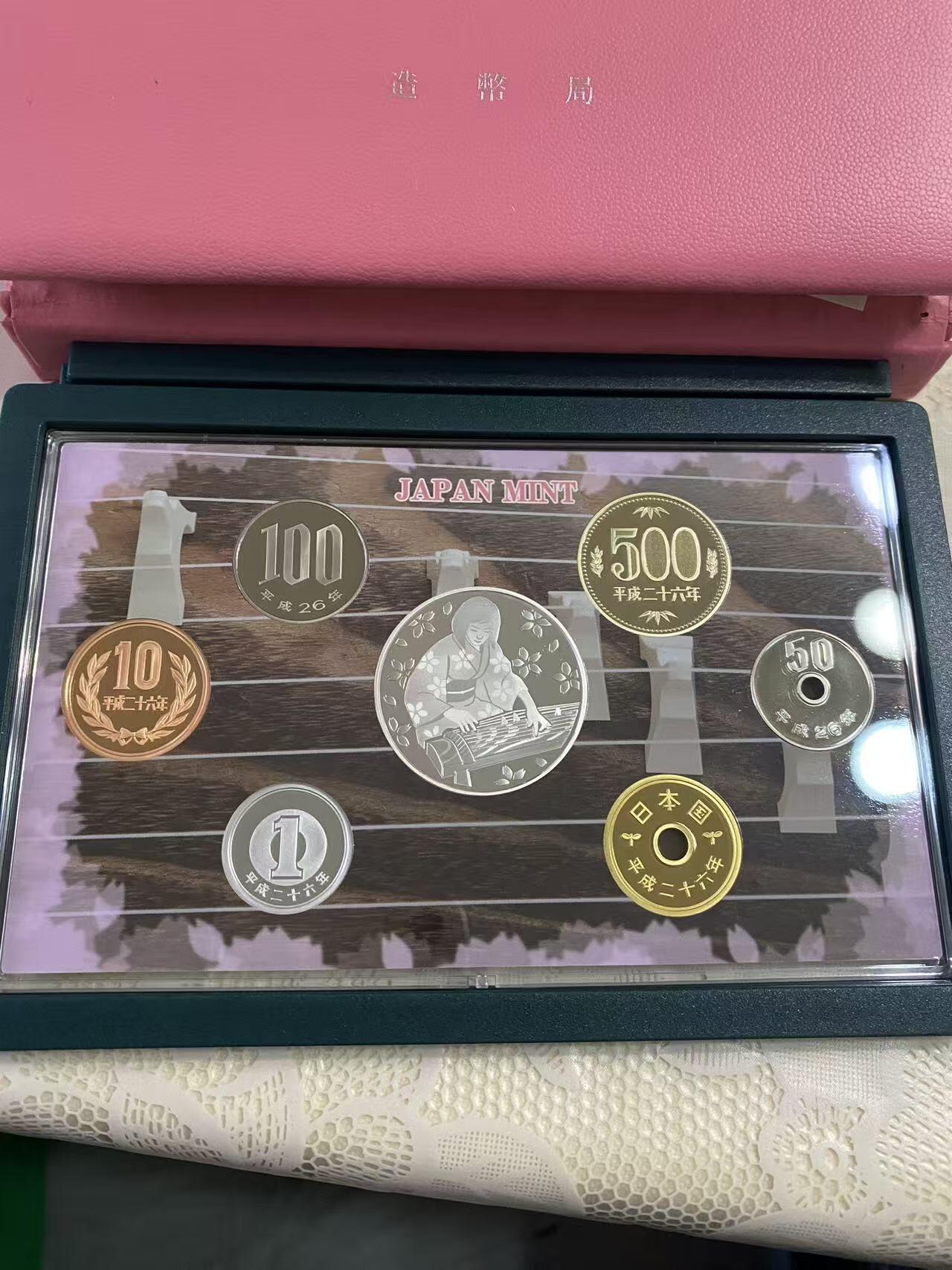 日本各大系列精装纪念套币 樱花套币（ ‌松前琴糸樱）