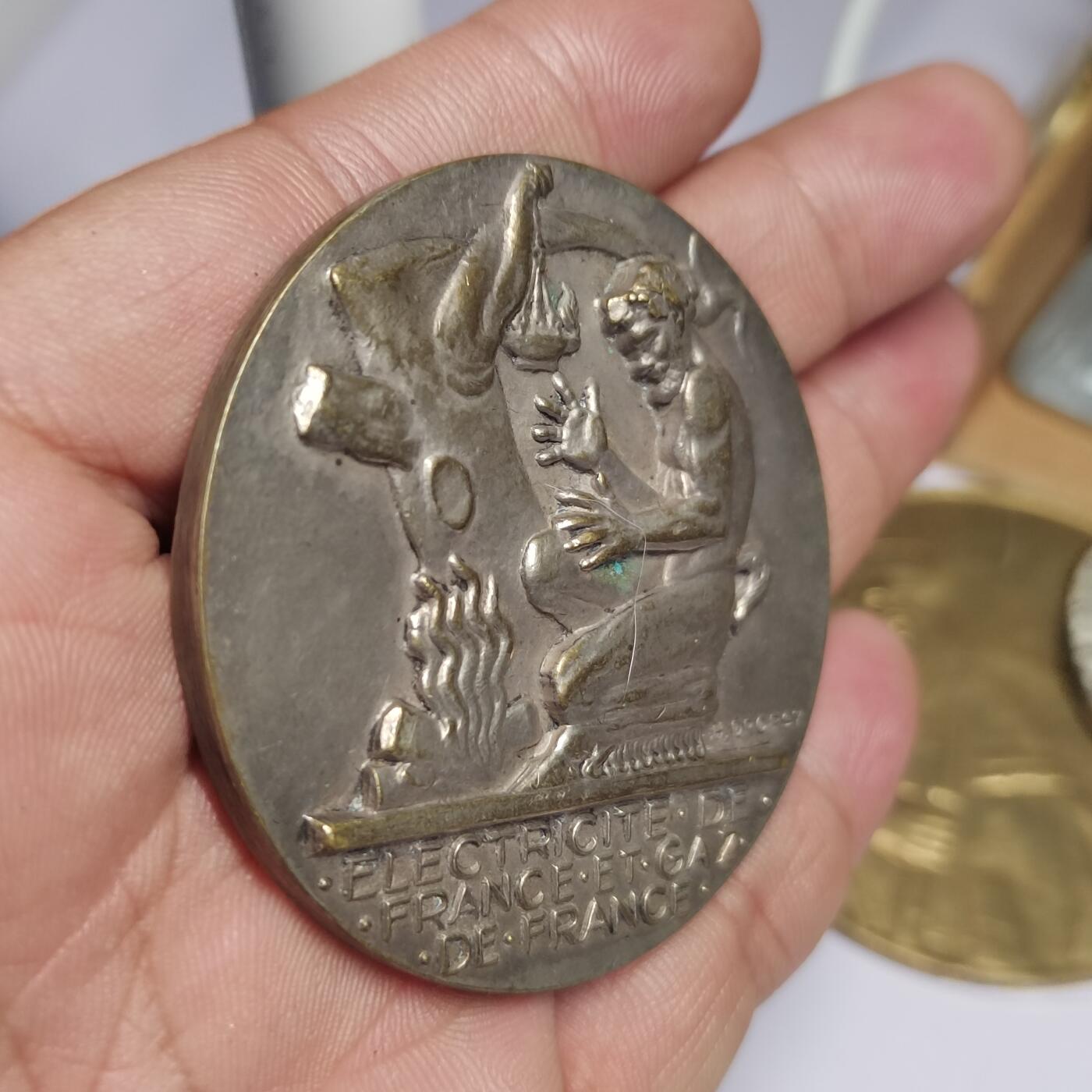 PCAI钱币  2-766  证章纪念章小专场 法国镀银纪念章