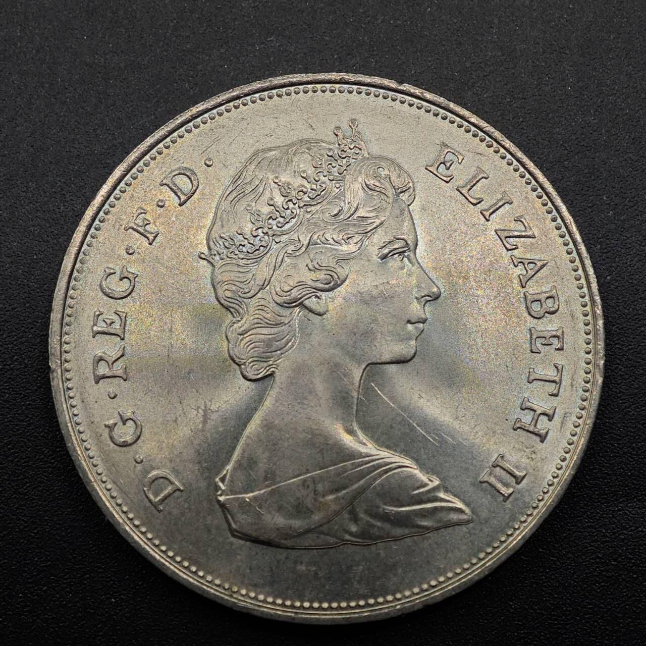 【淘币小摊】实时拍第八百七十四拍   银币散币场    每周一统一发货 英国1980年女王母亲纪念币