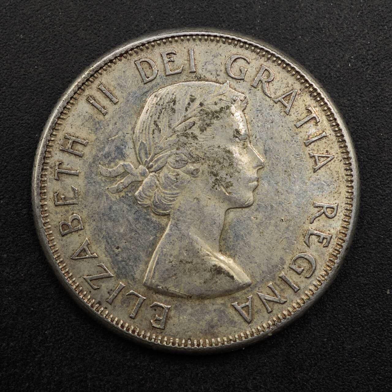 【淘币小摊】实时拍第八百七十三拍   银币套币场    每周一统一发货 加拿大1959年50分银币