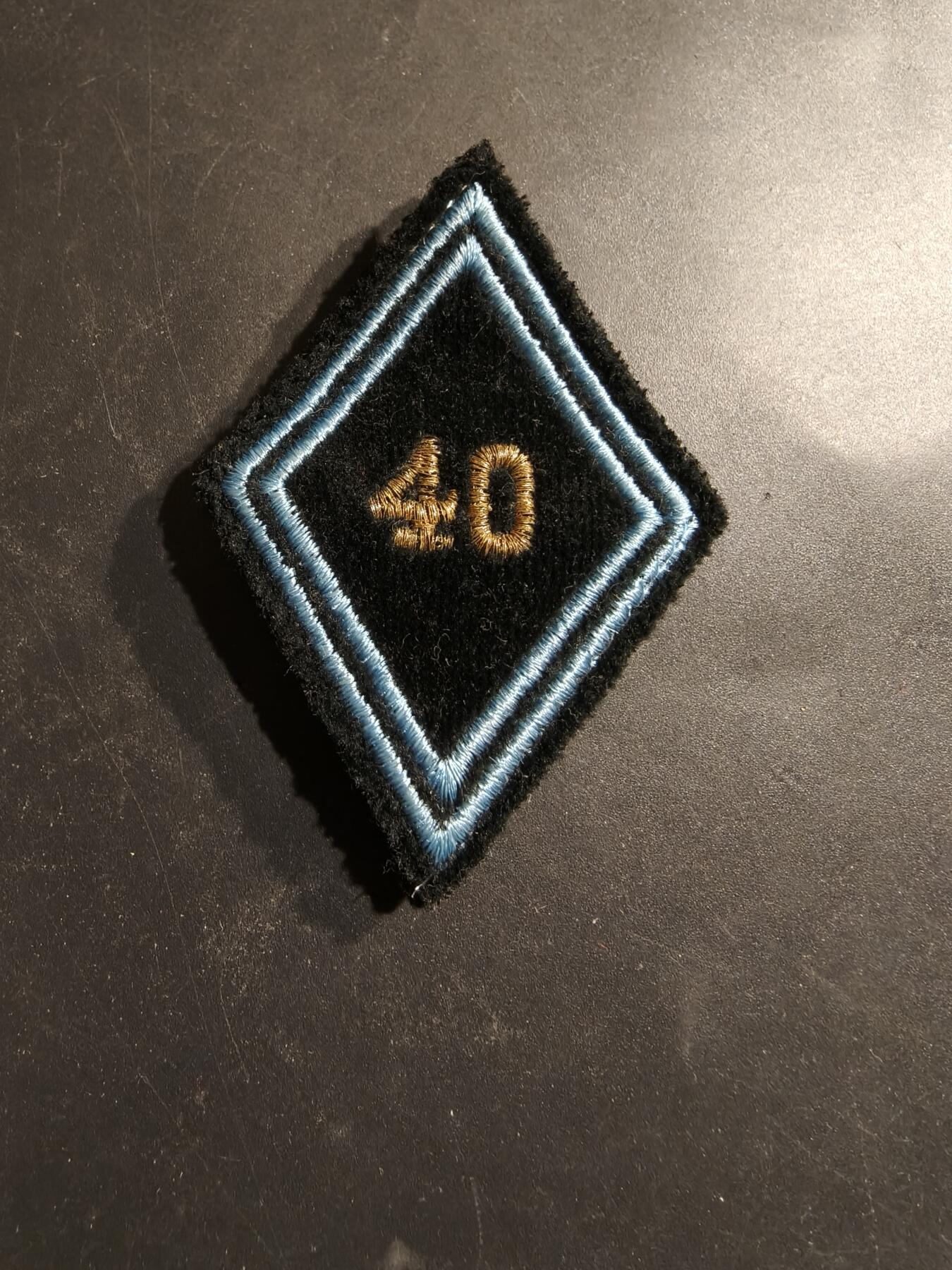 老王徽章第185期 法国陆军第40通信团臂章