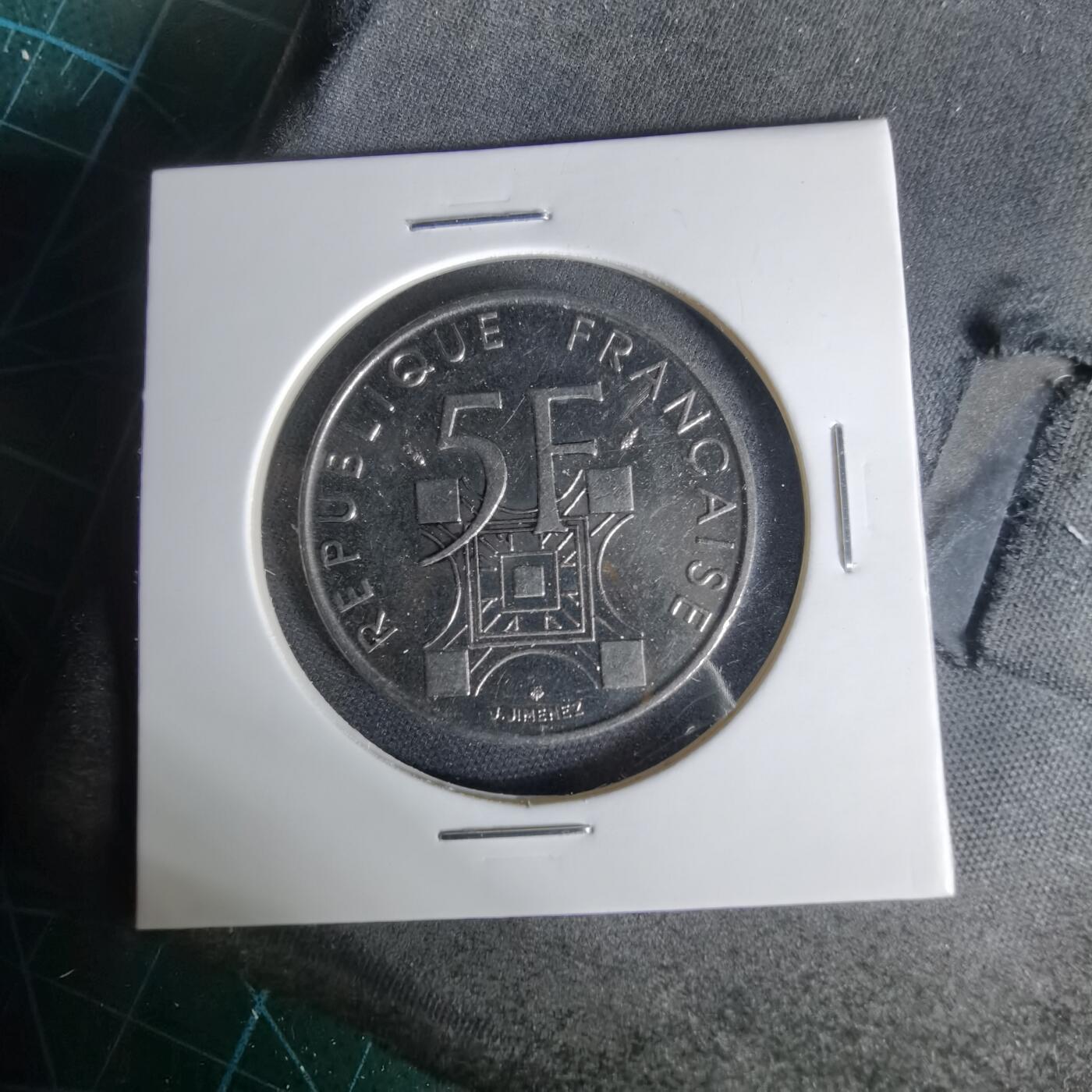 沼泽如烟--第1006场 法国1989年5法郎纪念币