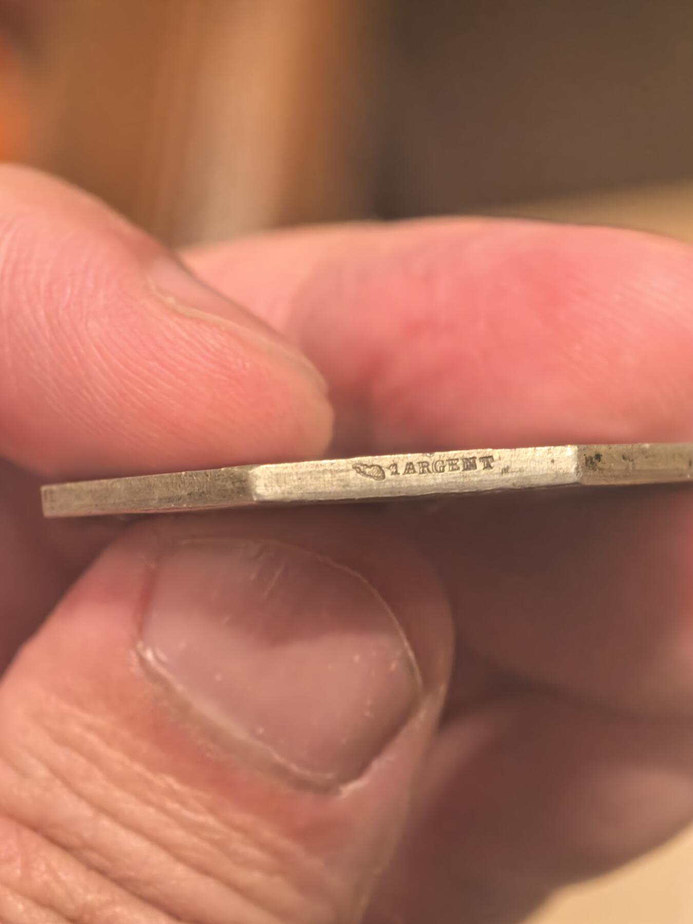 欧洲铜章和回流杂项第一场 1859年法国工商信贷银行（CIC）成立纪念八角银章