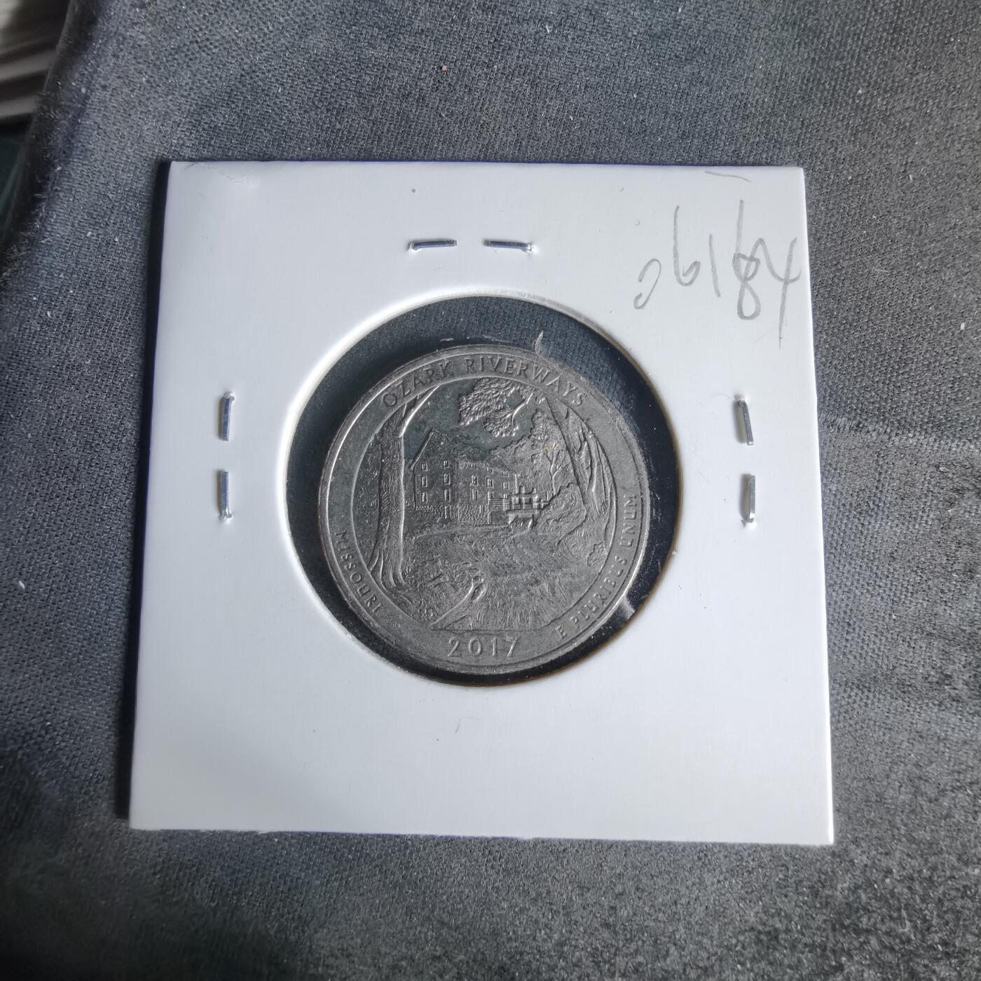 沼泽如烟--第1006场 美国2017年25分纪念币