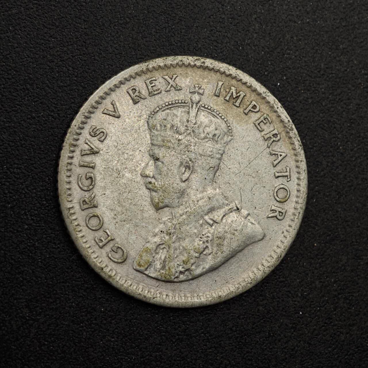 【淘币小摊】实时拍第八百七十四拍   银币散币场    每周一统一发货 南非1933年乔治五世6便士银币