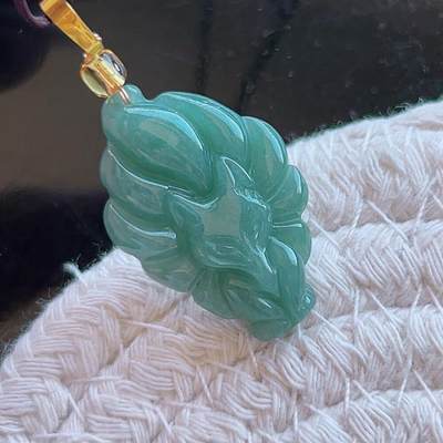 老坑冰润天然A货翡翠吊坠 - 老坑冰润天然A货翡翠吊坠