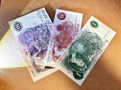 【Blue Auction】世界纸币精拍第789期——18级TOP拍卖/信誉/品质/专业/高效💫 - 【一组3张】英国C序列10先令-10镑 品相如图