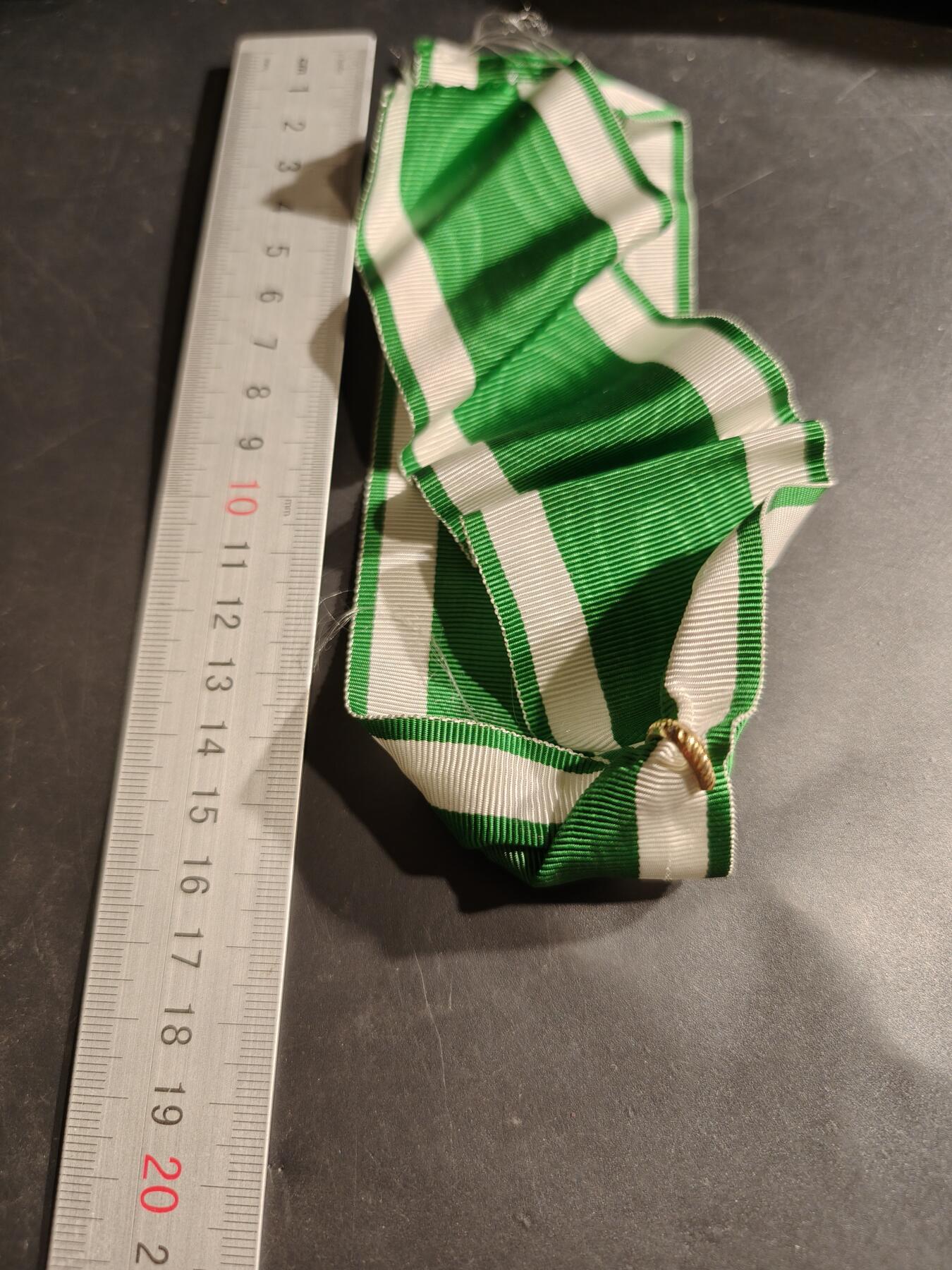 老王徽章第185期 德国萨克森公国骑士级阿尔伯特勋章绶带   30cmm