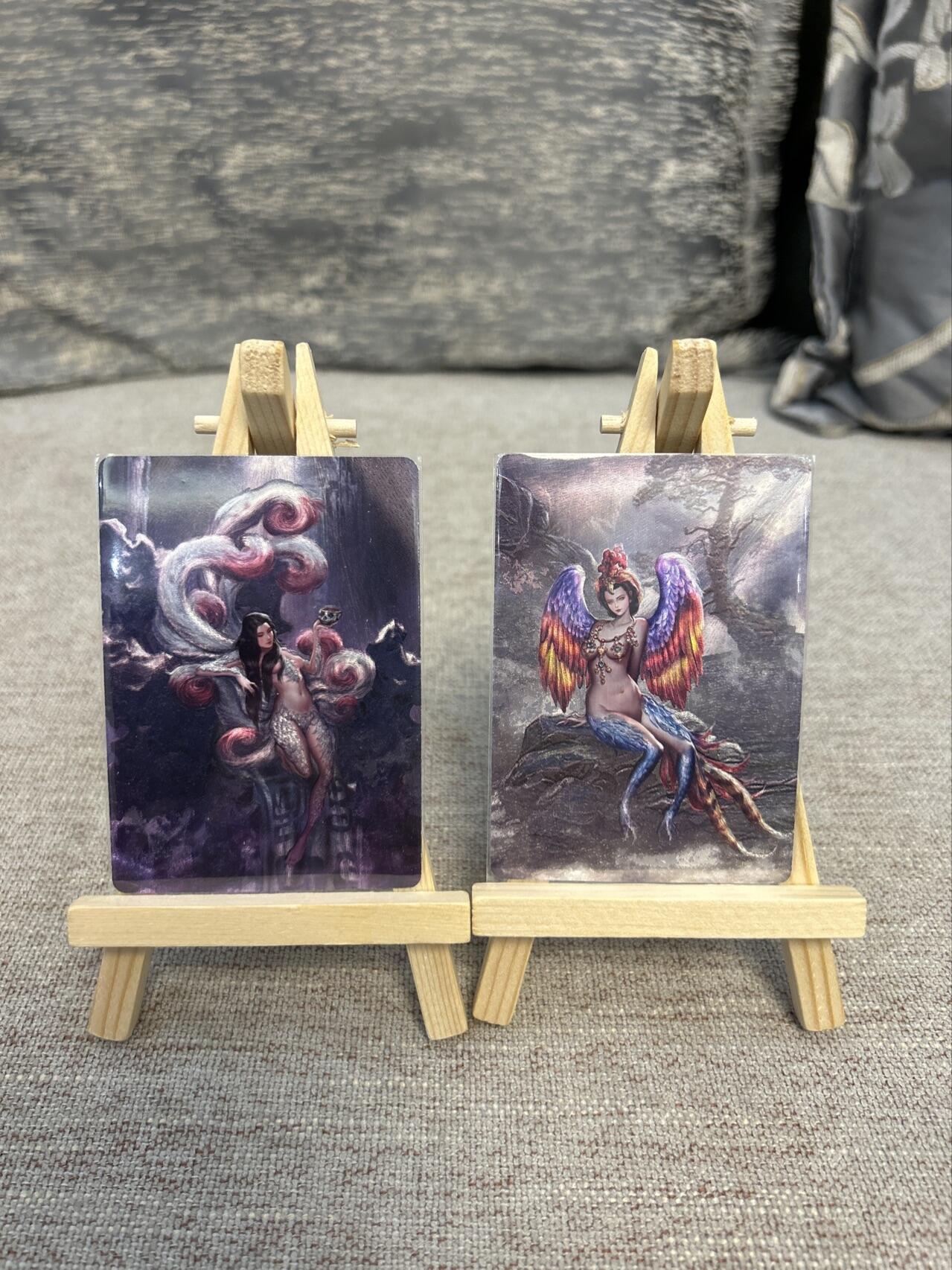 喜灰玩卡拍卖第五期，接拍品0佣金，欢迎送拍，释放现金流，让自己有资金可以购买更多喜欢的卡牌，让别的卡友能淘到更多心仪的卡牌 百里 山海经 半粗卡 一组两张