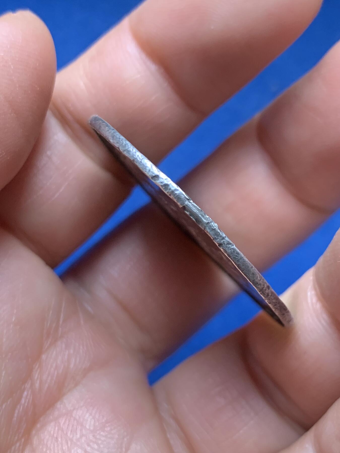 《竞宝斋》第466场 周日，周一 2场连拍 （全场包邮）欢迎送拍 宗教纪念章 10.78克 36.5mm