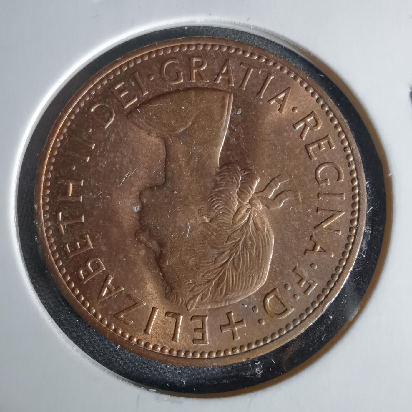 沼泽如烟--第1006场 英国1967年1便士