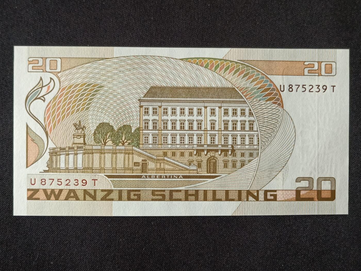 【游宝拍卖】丙午马年第6期 奥地利-20先令【1986年 全新UNC-】