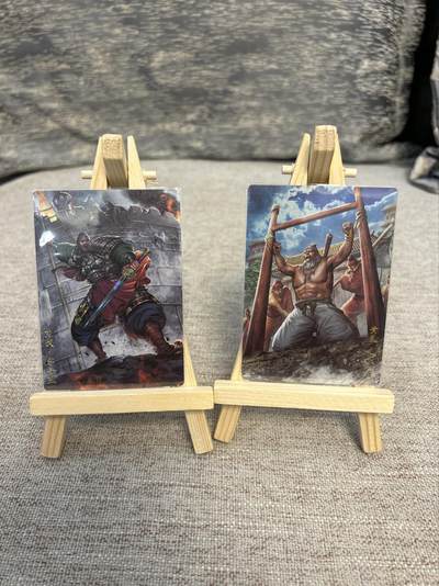 喜灰玩卡拍卖第五期，接拍品0佣金，欢迎送拍，释放现金流，让自己有资金可以购买更多喜欢的卡牌，让别的卡友能淘到更多心仪的卡牌 - 卡德曼三国演义 大西几老师绘 黄盖 陈武 彩闪两张