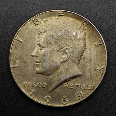 【淘币小摊】实时拍第八百七十三拍   银币套币场    每周一统一发货 - 美国1968年肯尼迪半美元银币