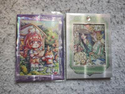 【随心含颖卡拍55期】卡游/集卡社/卡卡沃 抽卡机专场拍卖【无佣金】 - 人民文学出版社 中国寓言 编卡2张