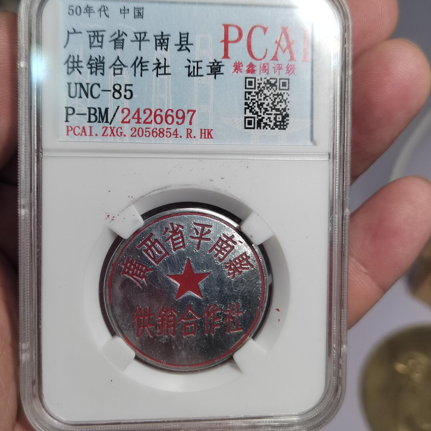 PCAI钱币  2-766  证章纪念章小专场 广西平南证章