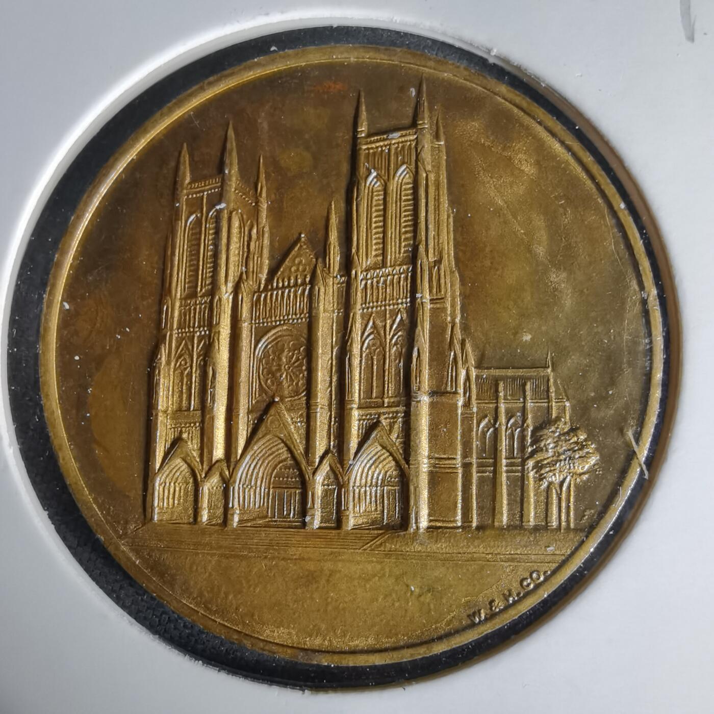 沼泽如烟--第1006场 美国纽约圣约翰神明大教堂（The Cathedral Church of St. John the Divine）的朝圣纪念章（Souvenir of Pilgrimage）。