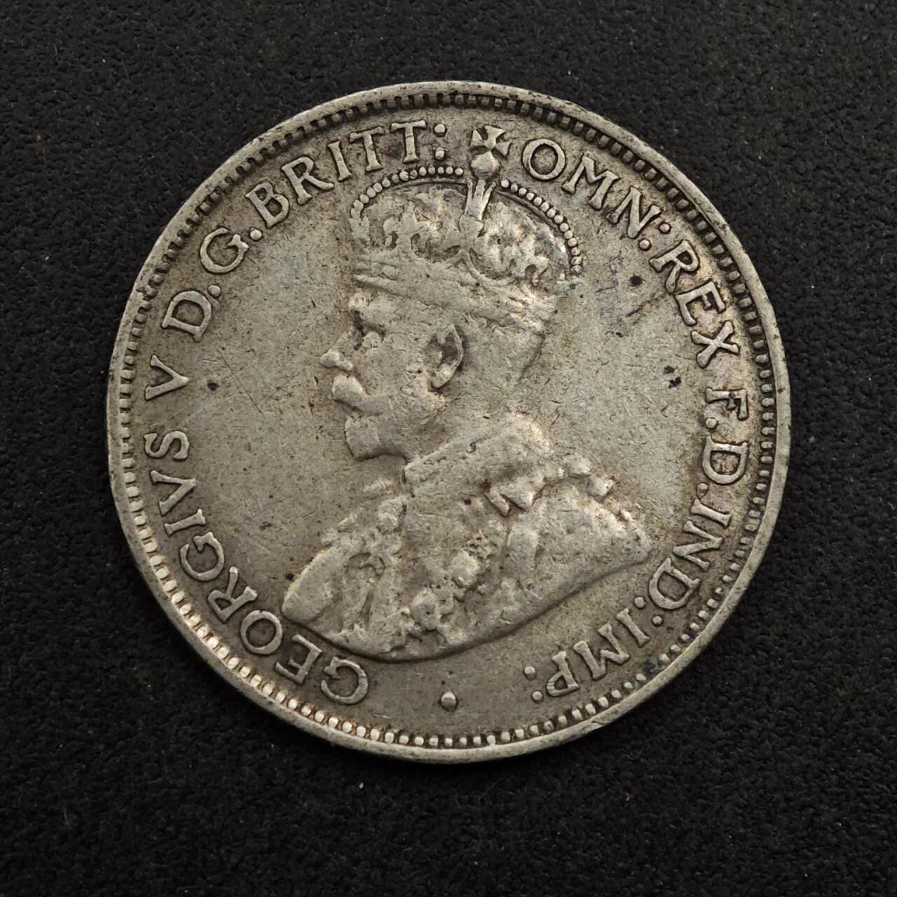 【淘币小摊】实时拍第八百七十四拍   银币散币场    每周一统一发货 澳大利亚1936年乔治五世6便士银币