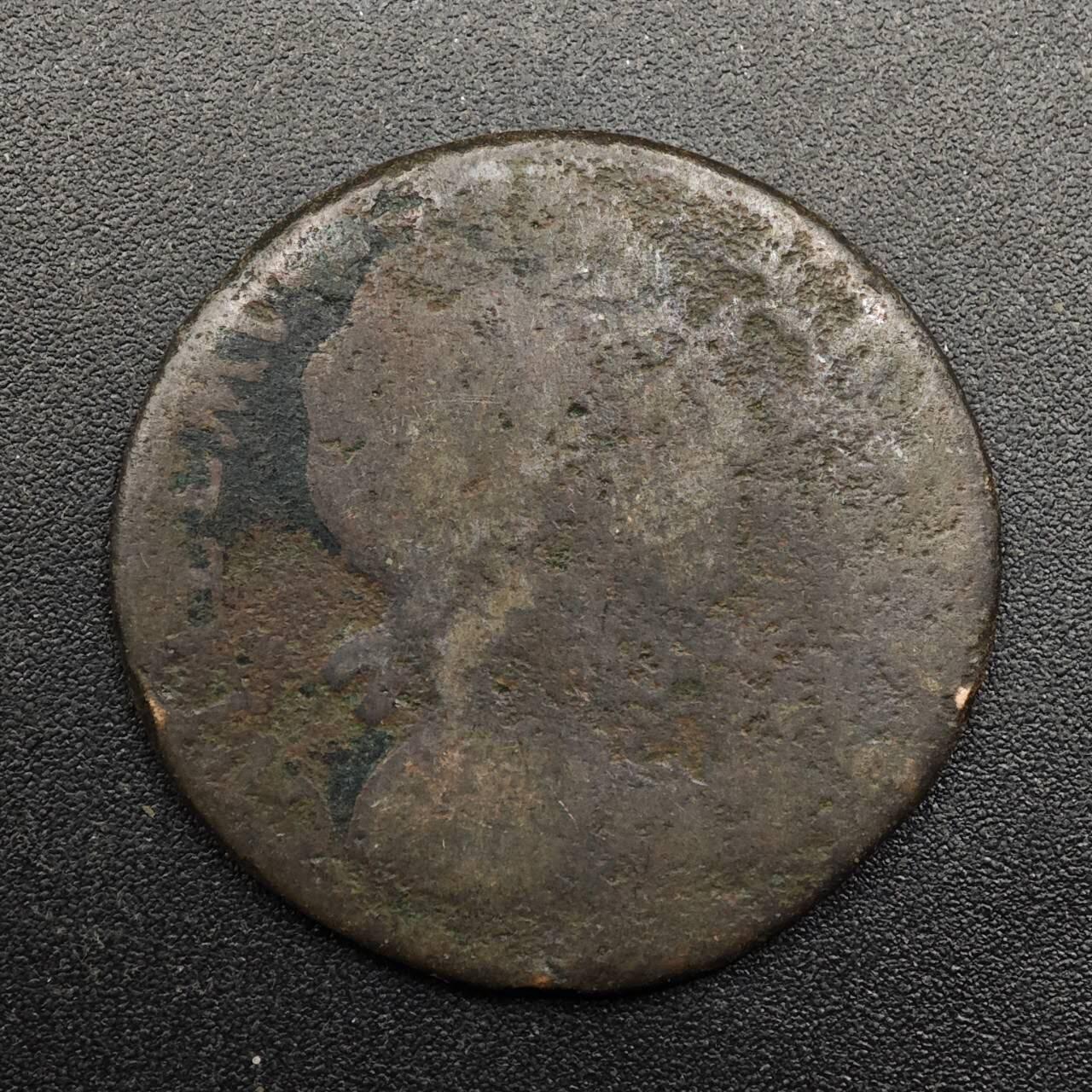 【淘币小摊】实时拍第八百七十四拍   银币散币场    每周一统一发货 英国威廉三世半便士铜币