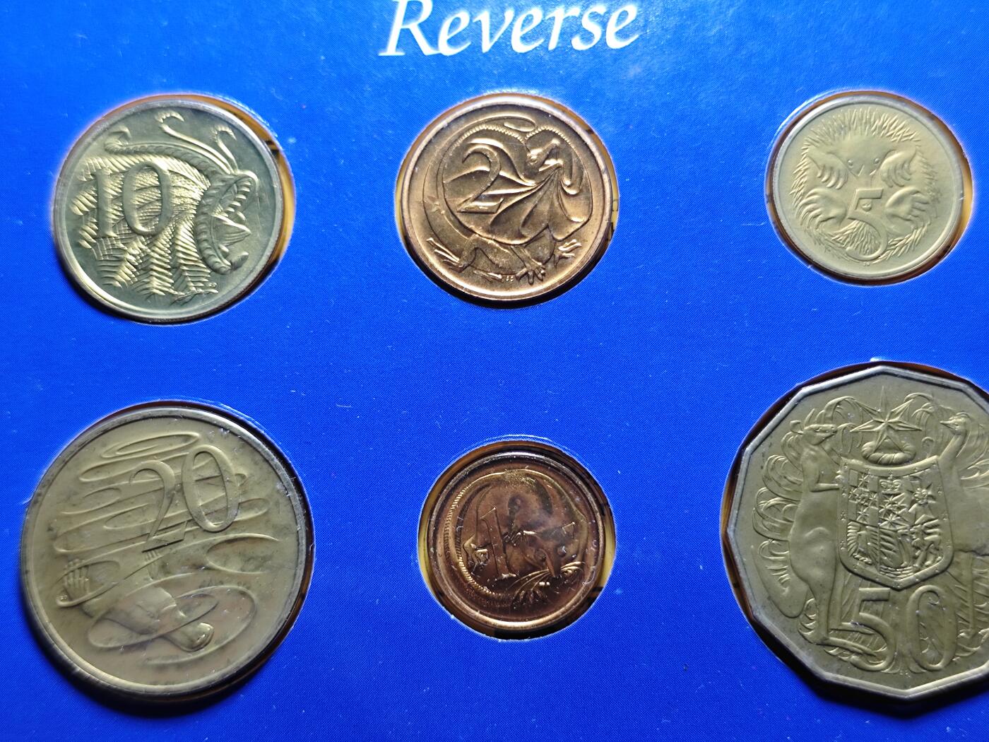 KK钱币收藏小铺   套币 批量/好品散币专场 2月预留时间 周末发货  1984澳大利亚大小面值清年一套