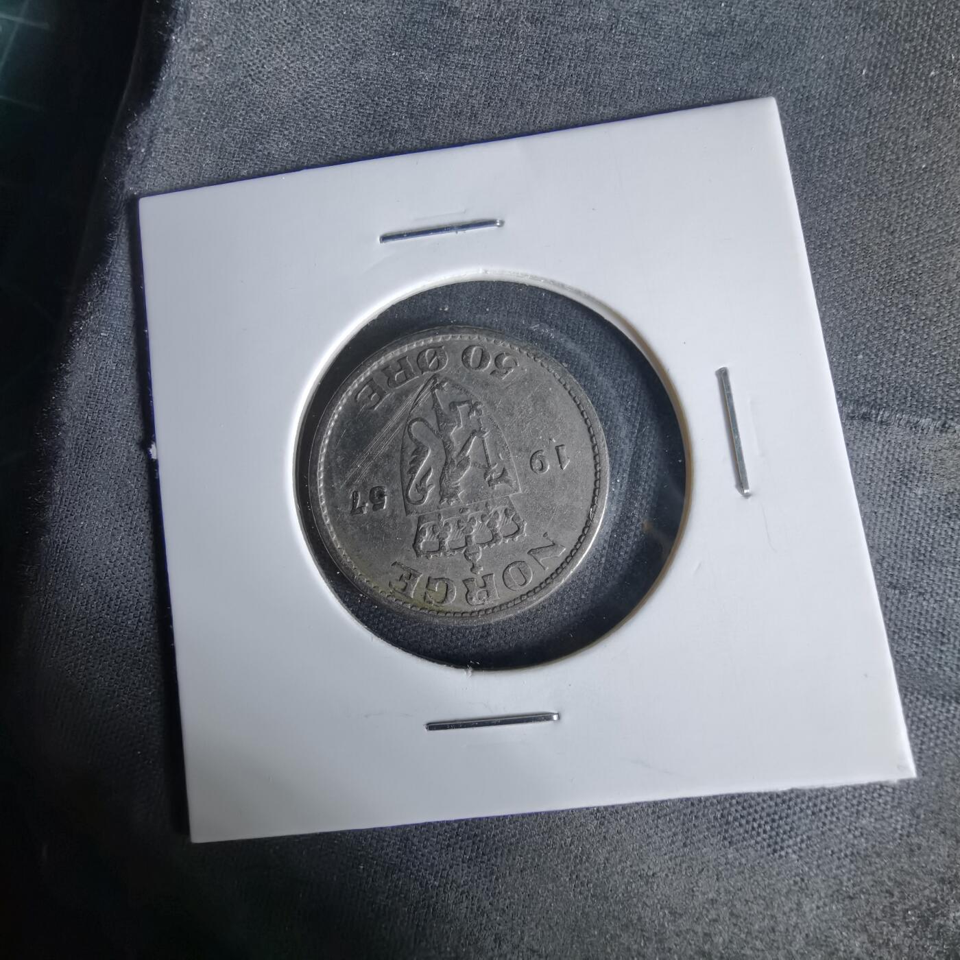 沼泽如烟--第1006场 挪威1957年50欧尔