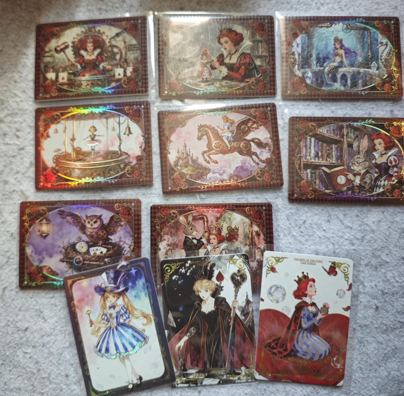 【随心含颖卡拍55期】卡游/集卡社/卡卡沃 抽卡机专场拍卖【无佣金】 彩闪卡 爱丽丝 童画卡 十几张 很好看