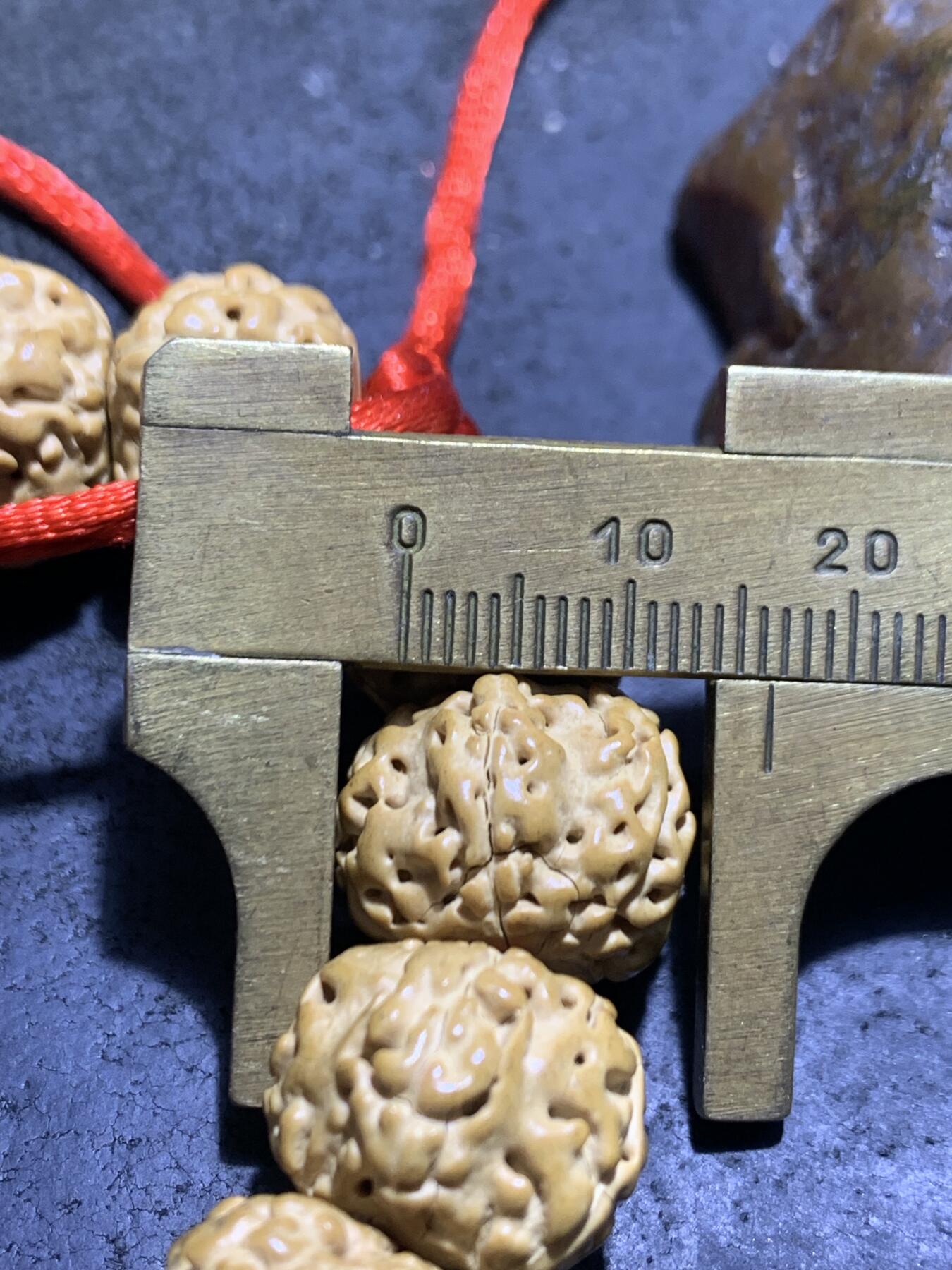 精美勿里达，藏式梅花麦穗龙金刚菩提手串一条