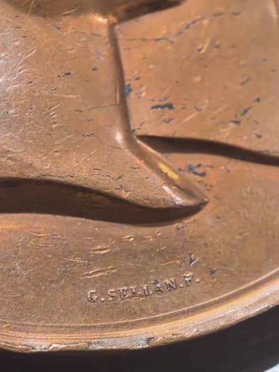 欧洲银章、铜章，大优惠起拍价都是银价计算 1878年西班牙阿方索十二世与玛丽亚·梅塞德斯婚礼纪念铜章 259.2克这是一枚为纪念西班牙国王阿方索十二世