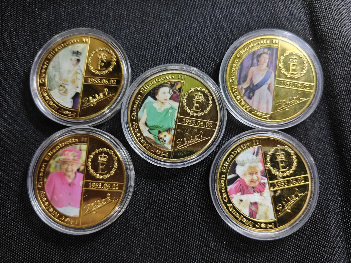 KK钱币收藏小铺   套币 批量/好品散币专场 2月预留时间 周末发货  纪念章5枚套