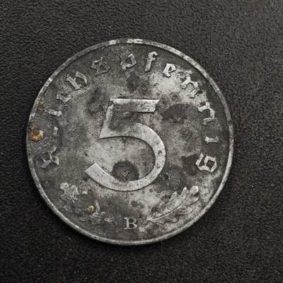 【淘币小摊】实时拍第八百七十四拍   银币散币场    每周一统一发货 - 德国1940年5芬妮锌币