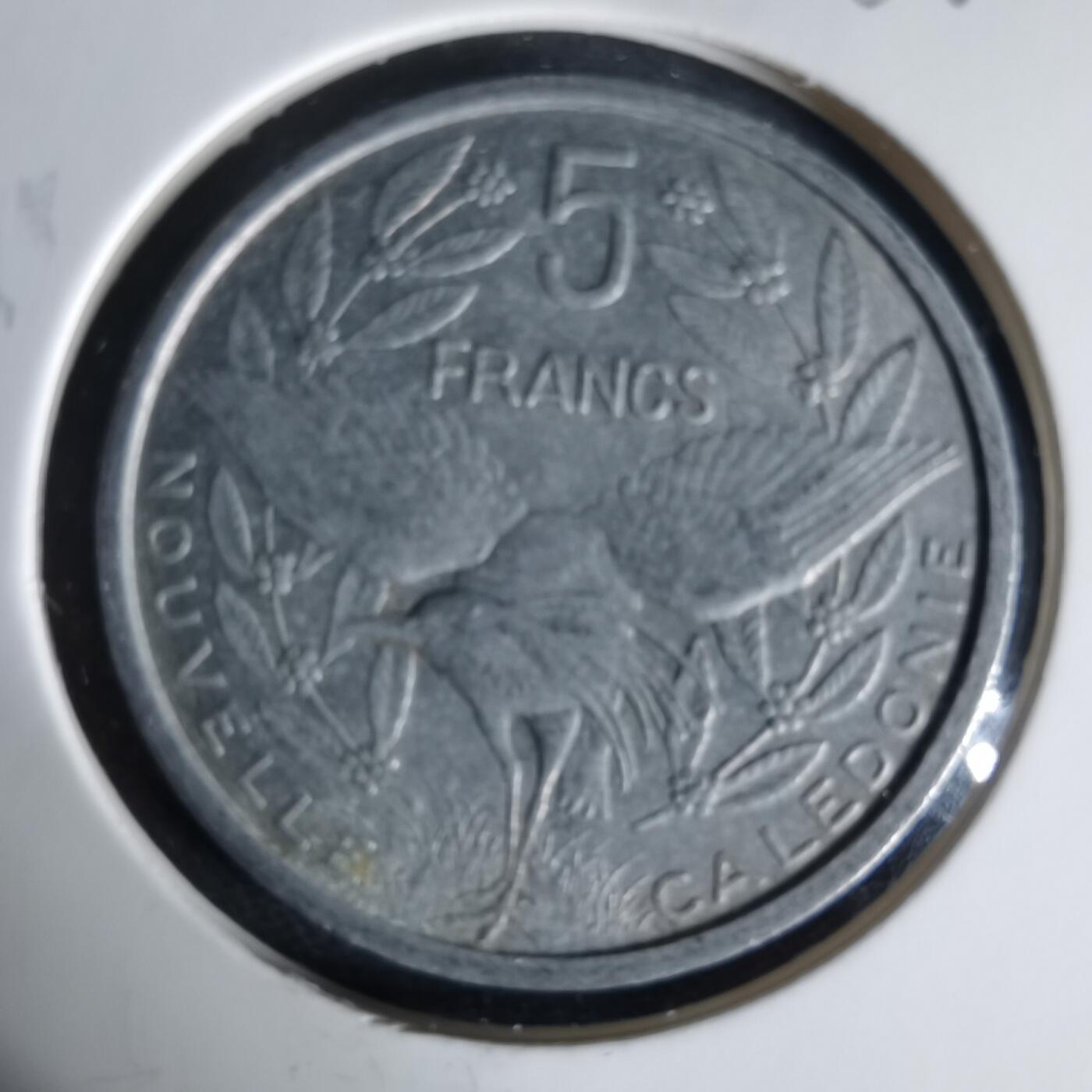 沼泽如烟--第1006场 法属新喀里多尼亚1952年5法郎