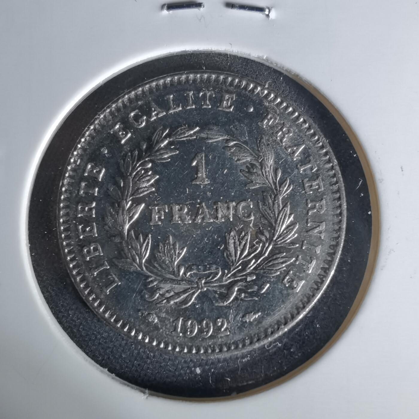 沼泽如烟--第1006场 法国1992年1法郎