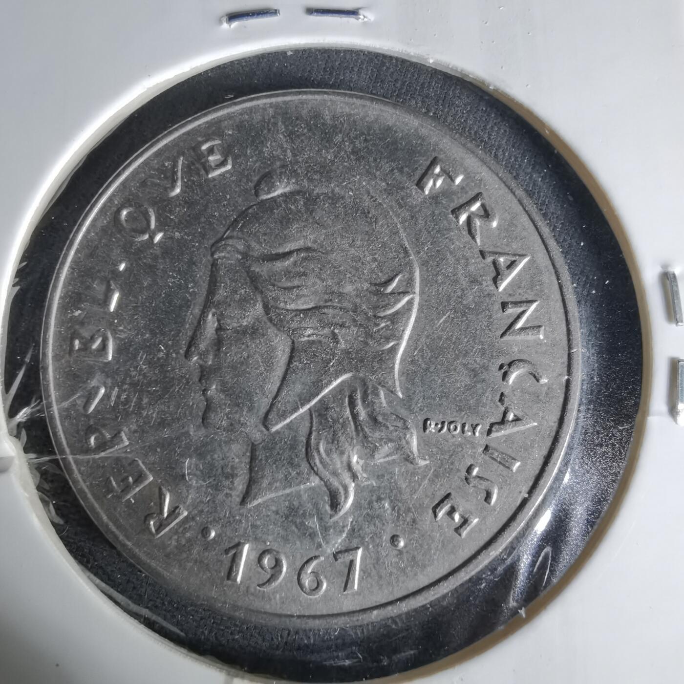 沼泽如烟--第1006场 法属新喀里多尼亚1967年50法郎