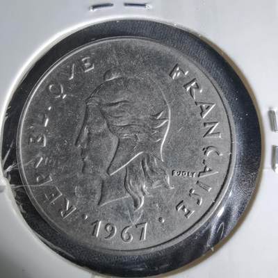 沼泽如烟--第1006场 - 法属新喀里多尼亚1967年50法郎