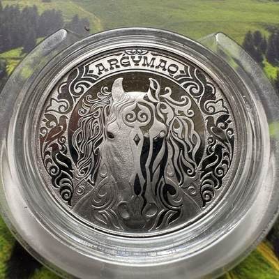 🌹外币初藏🌹🐯2026年第41场   每周二四六晚8️⃣点 世界钱币 哈萨克斯坦2025年马图腾200坚戈纪念币 发行量1.5万枚 精制币