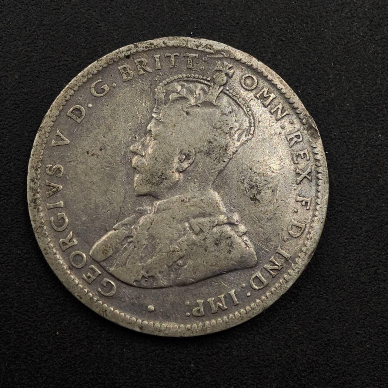 【淘币小摊】实时拍第八百七十四拍   银币散币场    每周一统一发货 澳大利亚1921年乔治五世一先令银币