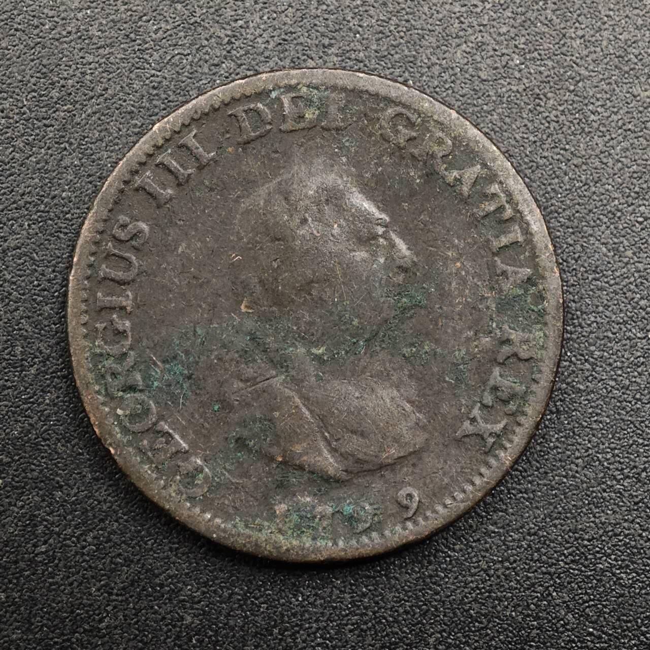 【淘币小摊】实时拍第八百七十四拍   银币散币场    每周一统一发货 英国1799年乔治三世法新铜币