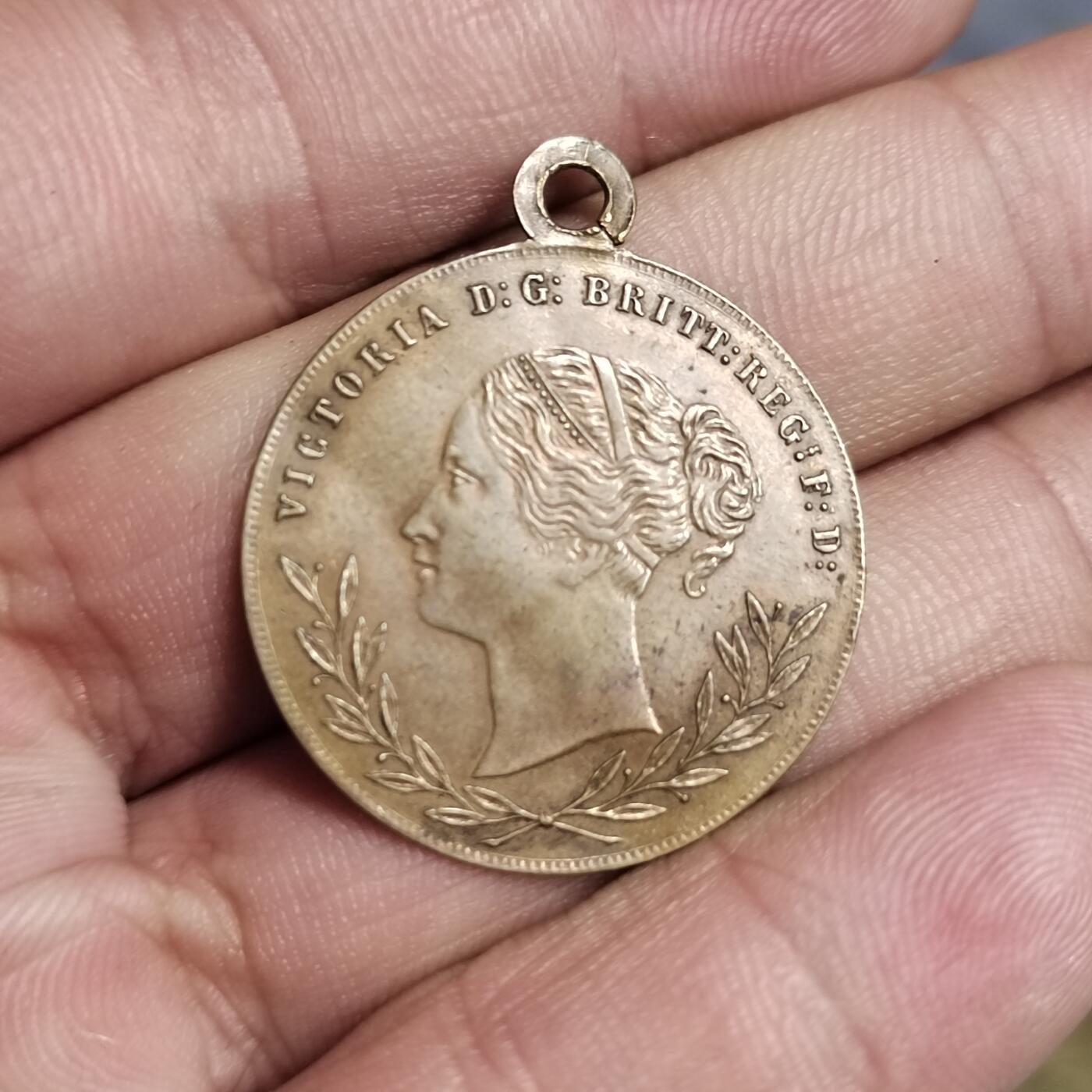 PCAI钱币  2-766  证章纪念章小专场 维多利亚女王在位五十年纪念