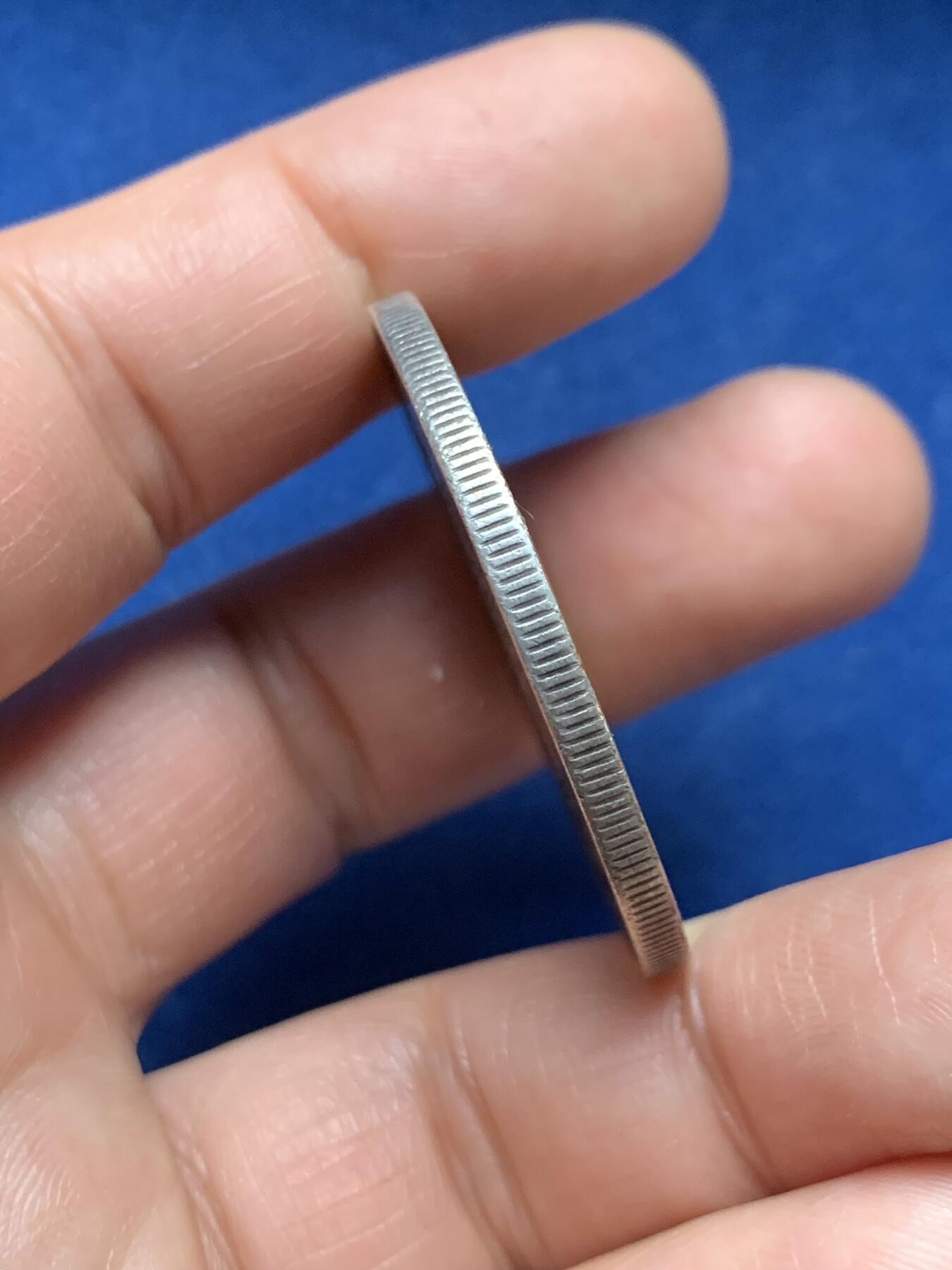 《竞宝斋》第466场 周日，周一 2场连拍 （全场包邮）欢迎送拍 真银假币 北洋34年 七钱二分  龙洋 银币 重约26.8克 点测为95%银