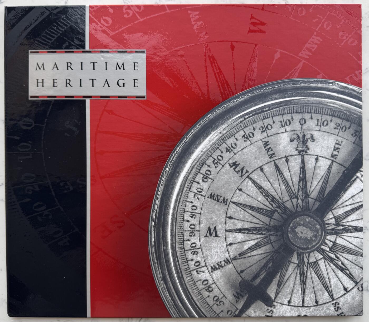 2026第4场（总第231期）：精品测试钞、外钞综合场  黑字版/MH99冠 澳大利亚“海上文化遗产”20澳元特殊加盖塑料纪念钞册装UNC（第1391号）