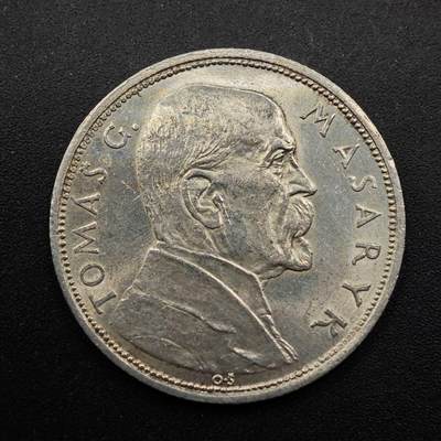 【淘币小摊】实时拍第八百七十三拍   银币套币场    每周一统一发货 - 捷克斯洛伐克1928年10克朗银币 带光好品