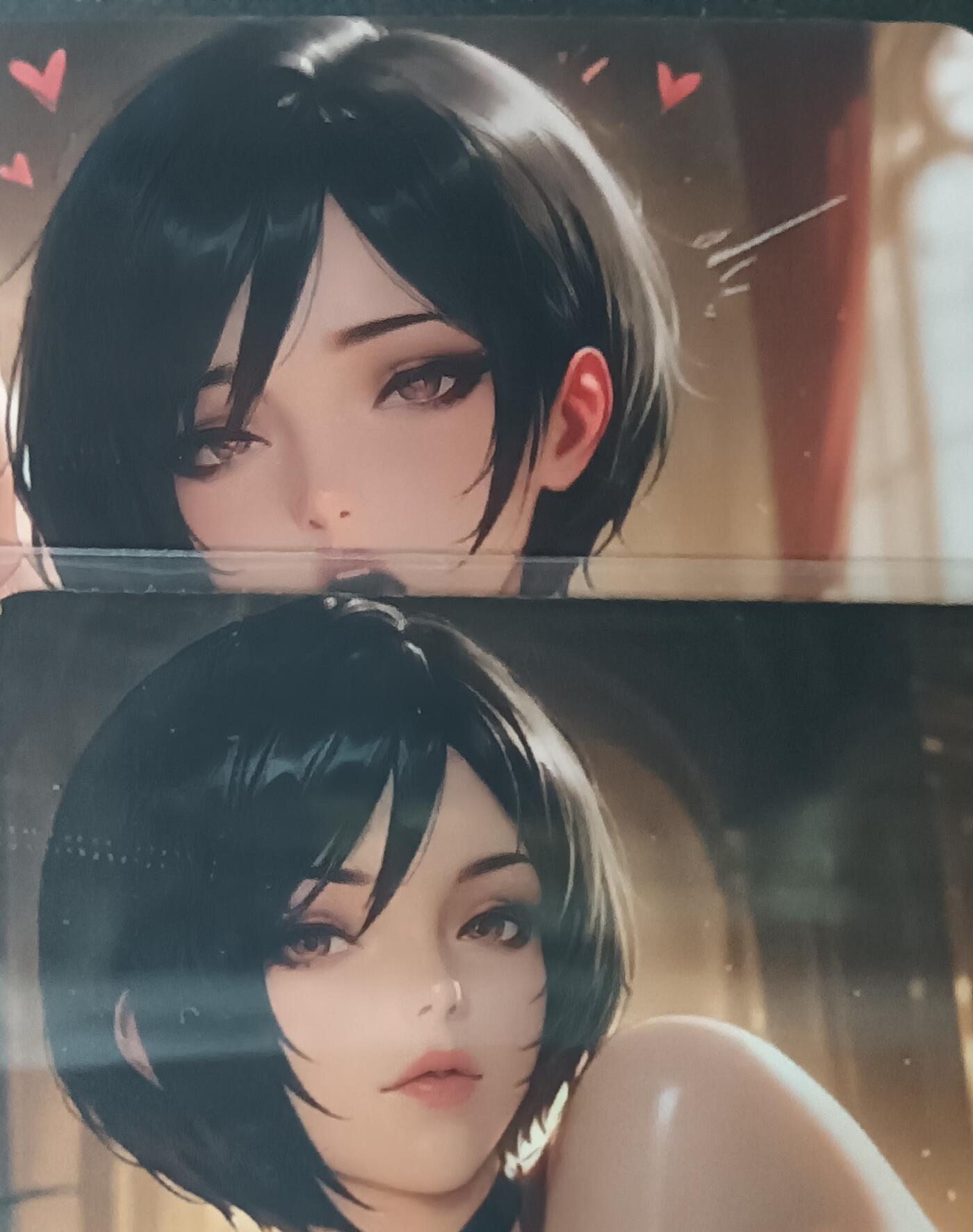 花开卡拍第61期（3月7号周六截拍，品控勿拍!!!拍品不寄存，运费5元（新疆需补运费差价或顺丰到付），自制卡难免瑕疵，可能存在轻微撞角爆边等出厂瑕疵，品控介意勿拍！） 艺术甄选艾达王一对